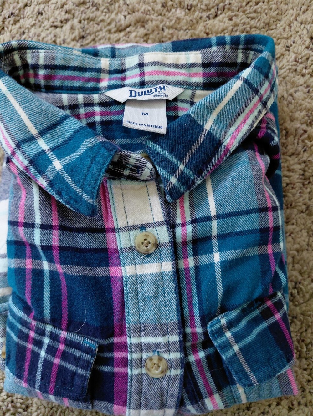 Duluth Trading Co Womens Shirt SizeM EXC